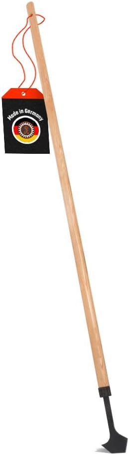 SHW-FIRE Fugenkratzer mit präzisem Schliff mit langem Holzstiel - perfektes Gartenwerkzeug für die U