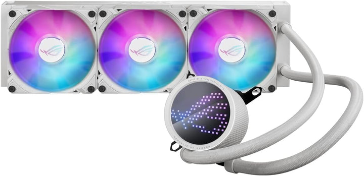 ASUS ROG Ryuo III 360 ARGB White Edition All-in-One-Flüssig-CPU-Kühler (3x adressierbare 120 mm Radi