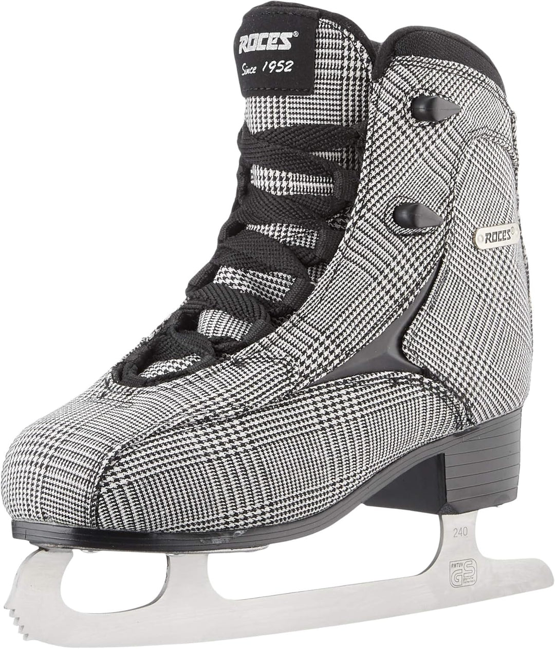Roces Damen Schlittschuhe Brits 36 check black,whitesil, 36 check black,whitesil