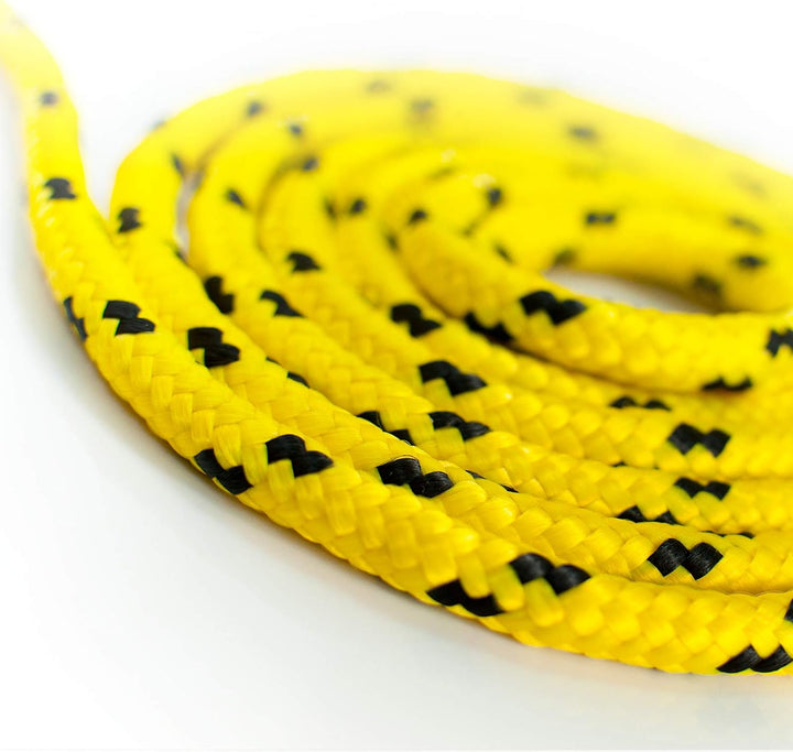 DQ-PP POLYPROPYLENSEIL | 10mm | 100m | GELB Polypropylen Seil | Traglast bis 1240 kg Tauwerk PP Flec