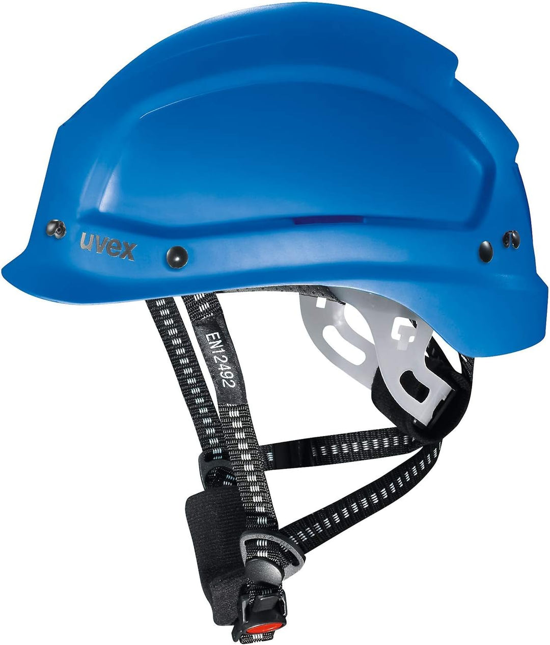 Uvex Pheos Alpine Schutzhelm - Belüfteter Arbeitshelm für die Baustelle - Blau Blau