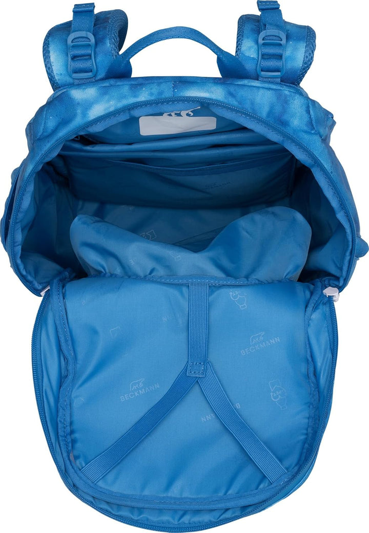 BECKMANN, Schulrucksack-Set Active Air FLX, 6-teilig, Grundschule, inkl. Regenüberzug, 22L Ocean, Oc