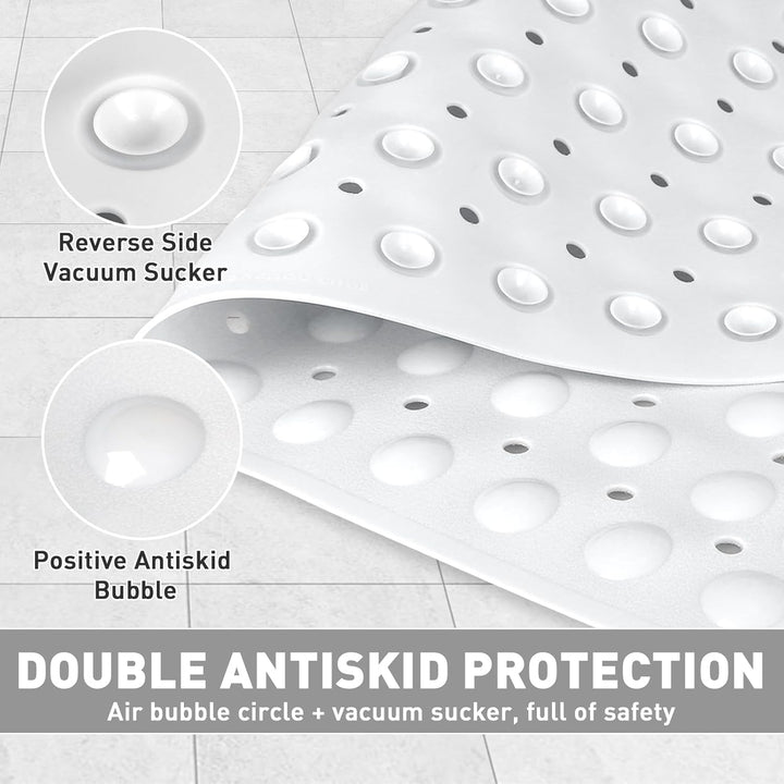 Walant Duschmatte rutschfest 70x70 cm,Badewannenmatte mit Saugnäpfen,BPA-frei PVC Bath Mat, Schimmel
