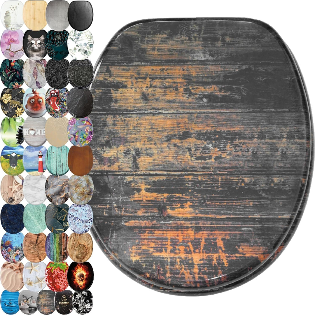 Sanilo WC Sitz, viele neue Toilettendeckel zur Auswahl, hochwertige Oberfläche, stabile Scharniere,