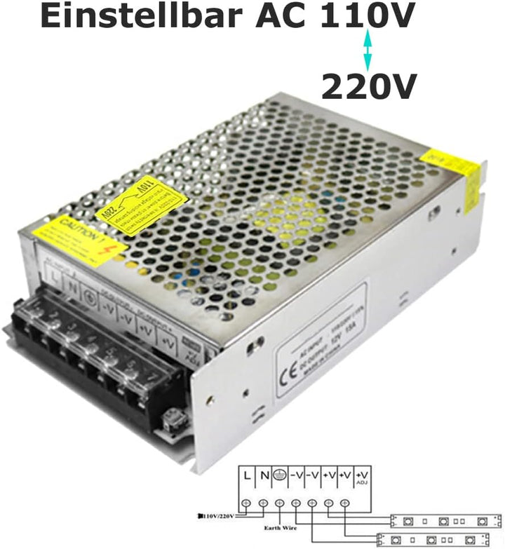 D83CS Einbaunetzteil AC/DC Netzteil DC 10A Schaltnetzteil 240W Netzteil Adapter Adapter 220-240V auf