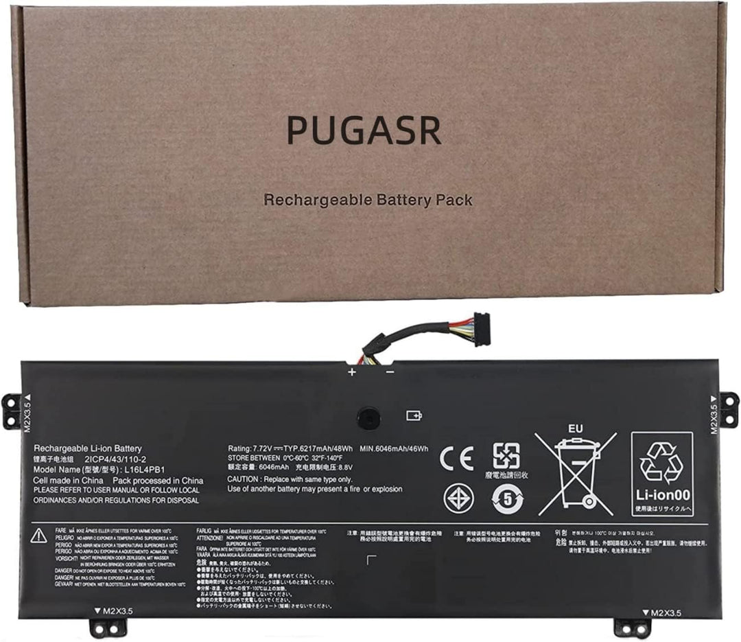 PUGASR L16C4PB1 L16L4PB1 L16M4PB1 Laptop Akku Kompatibel mit Lenovo Yoga 720-13IKB 730-13IKB 730-13I