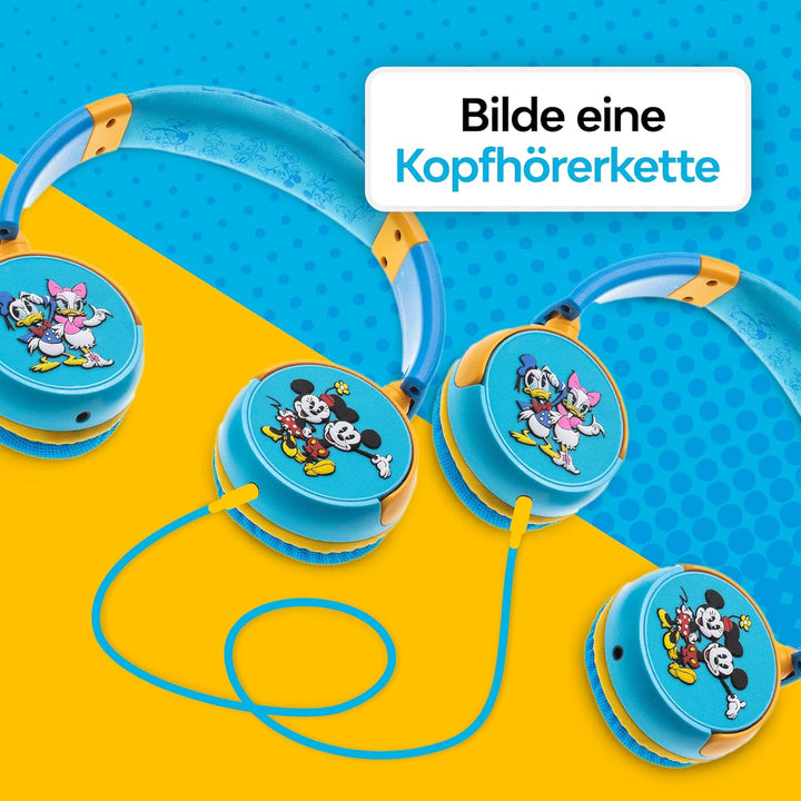 Disney Mickey & Friends Bundle - 7" Pebble Gear Kids Tablet mit Bumper & Kopfhörer, elterliche Kontr