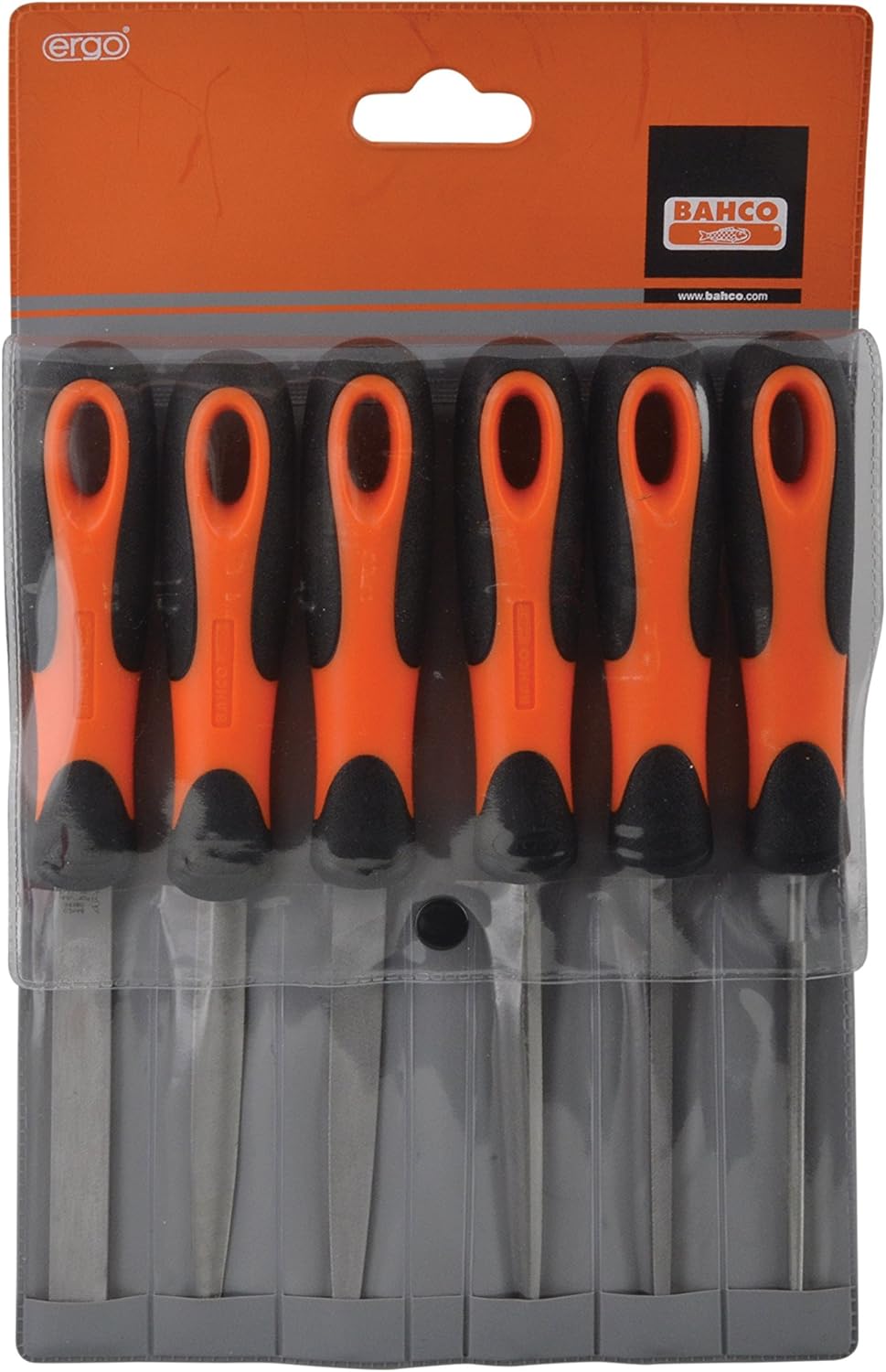 Bahco 1-476-04-3-2 Feilensatz, Hieb 3, 6-teilig 1 Originalverpackung, 1 Originalverpackung