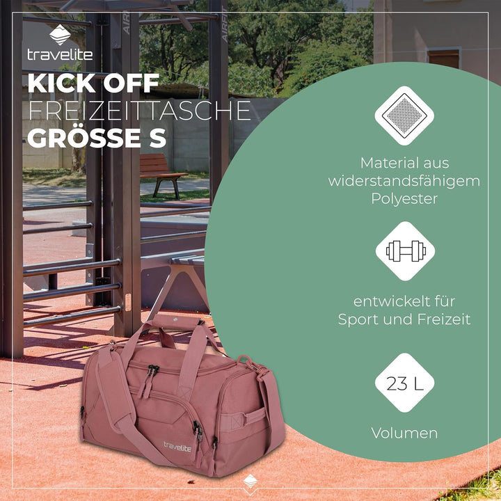 travelite Reisetasche Grösse S Handgepäck, Gepäck Serie Kick Off: Praktische kleine Reisetasche für