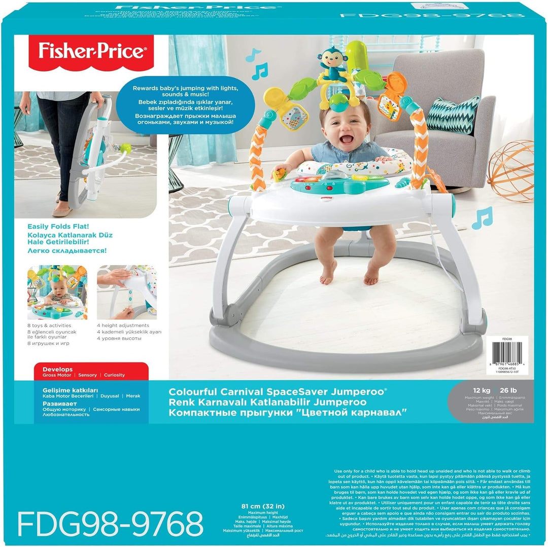 Fisher-Price Jumperoo Compact Karneval Lauflernhilfe Baby