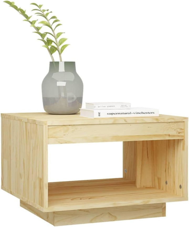 FIRBNUS 50x50x33,5 cm Beistelltisch Holz Wohnzimmer Tisch fĂŒr Couch Quadratischer Wohnzimmertisch Mo