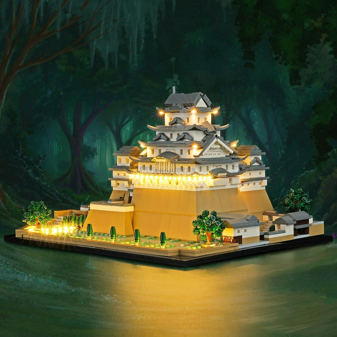 cooldac Led Licht Kit für Lego 21060 Architecture Burg Himeji, Kreative Dekorlichter Set Kompatibel