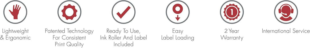 Original Meto ProLine S, Profi Preisauszeichner Set 9505477 (1-zeilig, 10-stellig für 26 x 12 mm Eti