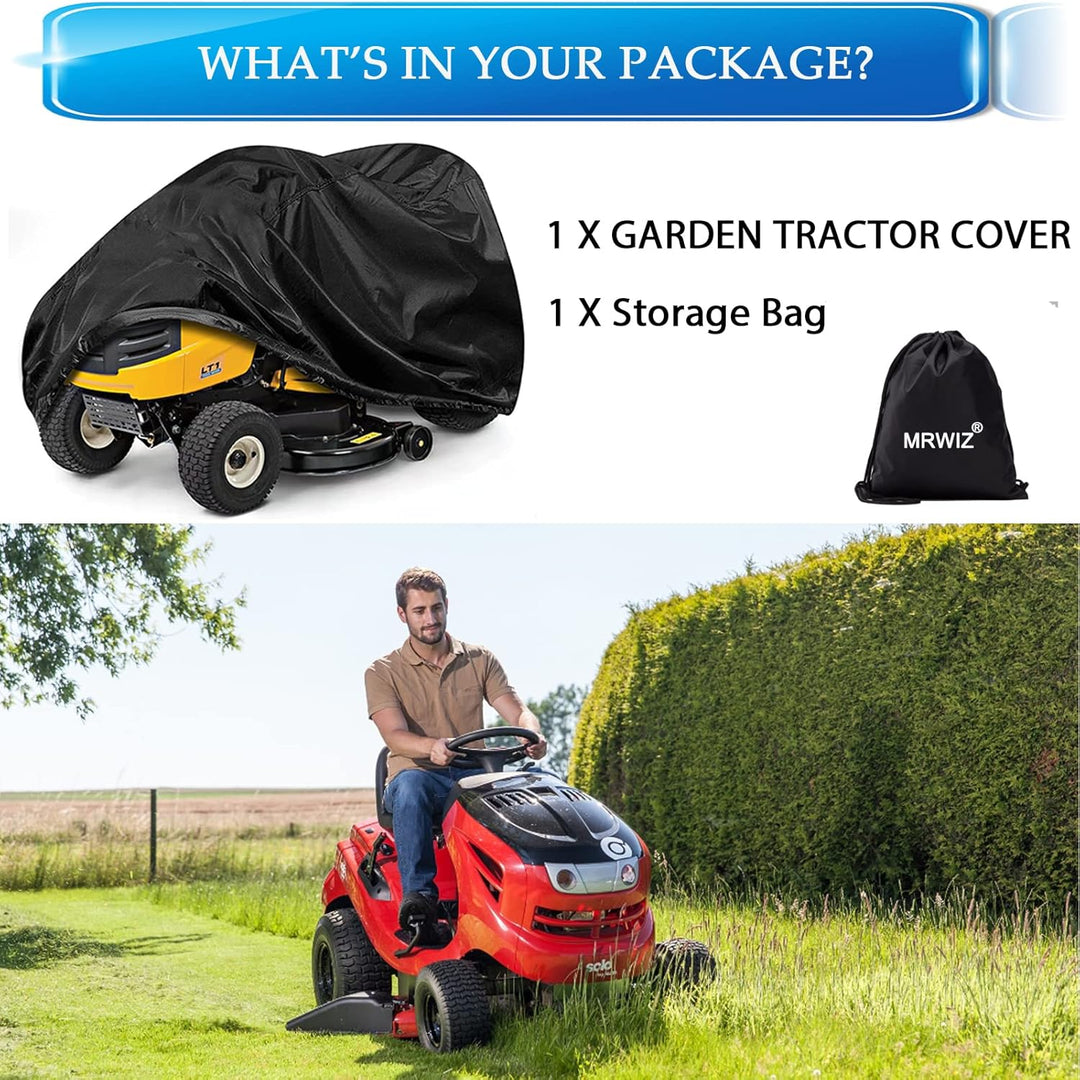 Rasentraktor abdeckplane, Rasenmäher abdeckung, Universal, Wetterfestes, UV-beständiges, Strapazierf