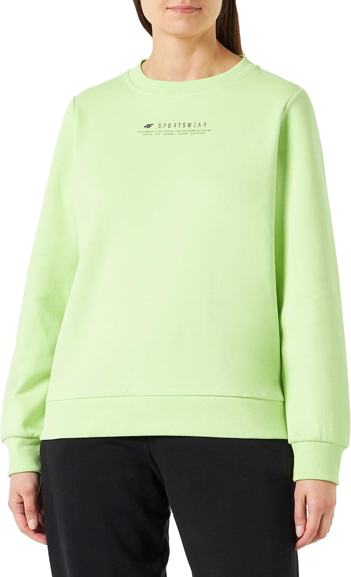 4F Damen Sweatshirt M Canary Green, M Canary Green