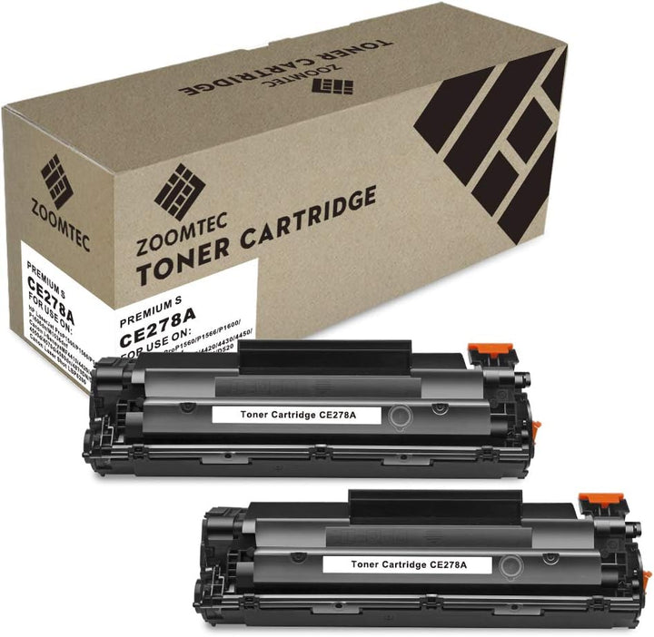 ZOOMTEC CE278A 78A Tonerkartusche für HP Laserjet M1500 M1536DNF M1537DNF M1538DNF M1539DNF P1566 P1