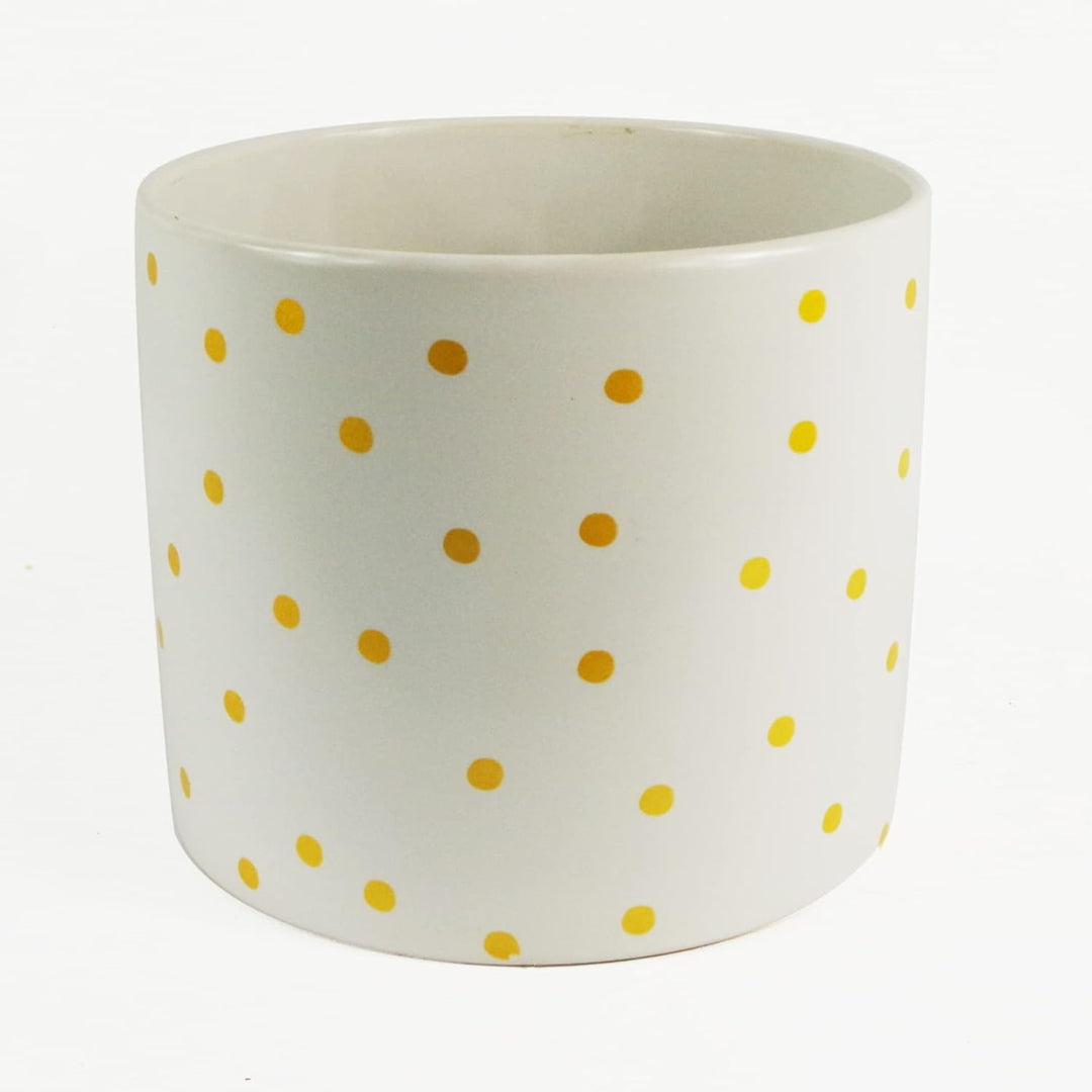 Leaf Geometrische Keramik-Pflanzgefässe, 15 cm, goldfarben 15 cm 15 Cm Goldpunkt, 15 cm 15 Cm Goldpu