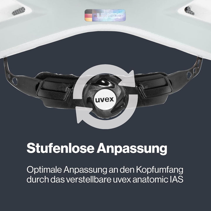 uvex i-vo cc - Leichter Allround-Helm für Damen und Herren - individuelle Grössenanpassung - erweite