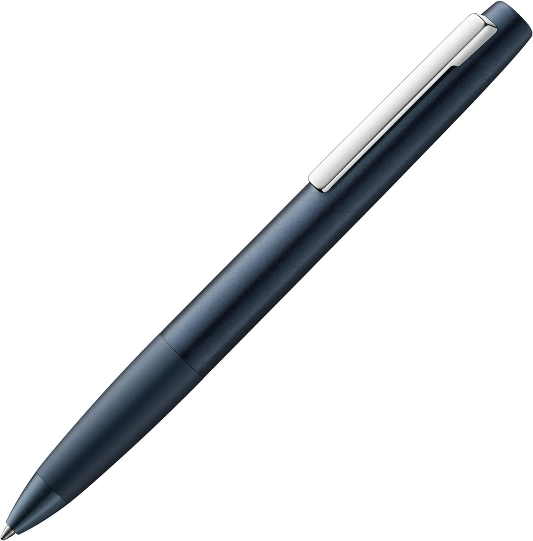 LAMY aion Kugelschreiber 277- Einzigartiger Kuli aus Aluminium in der Farbe dunkelblau, seidenmatt m