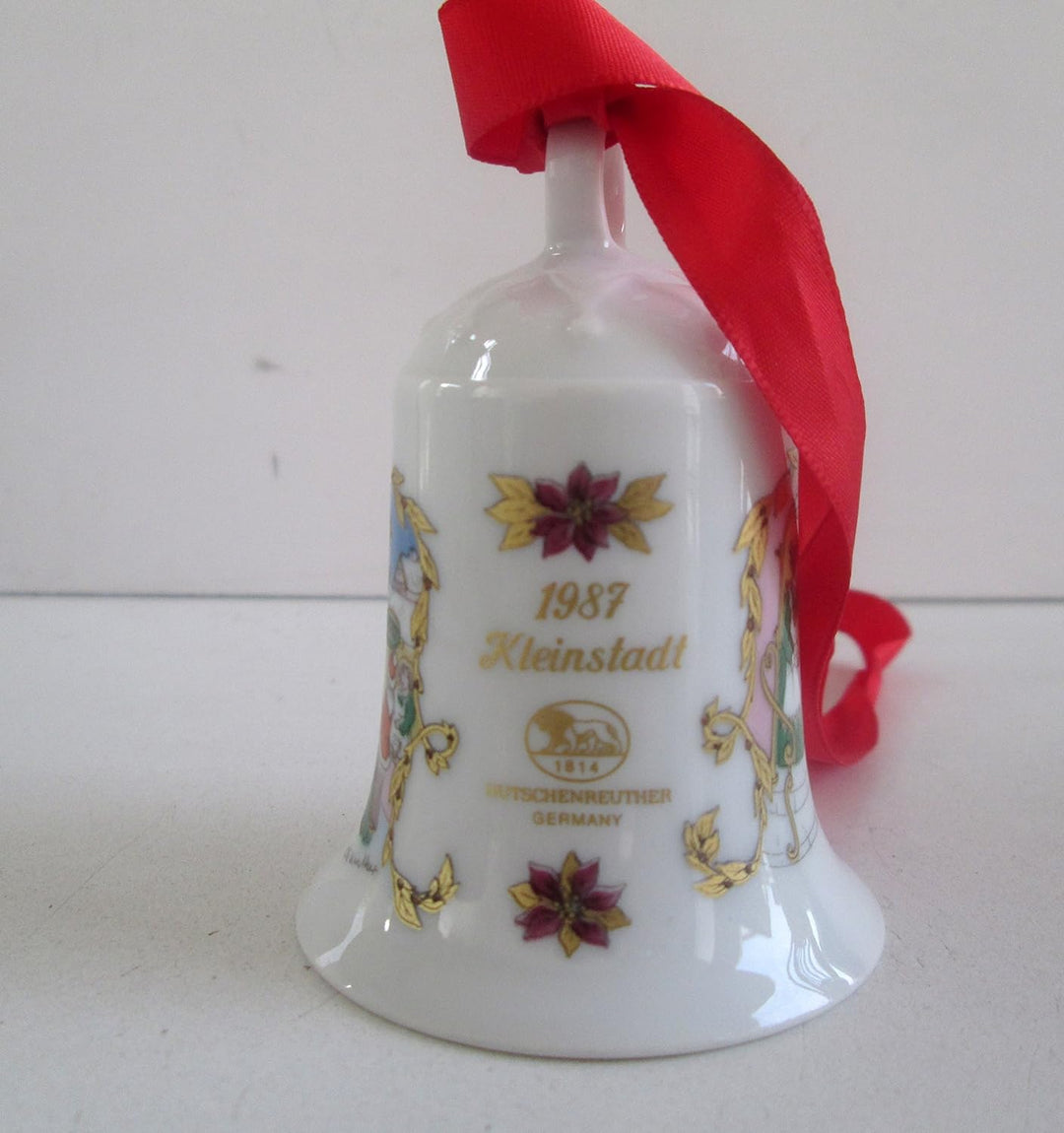 Hutschenreuther - Weihnachtsglocke 1987 - Glocke Porzellan - NEU - OVP - 1. WAHL