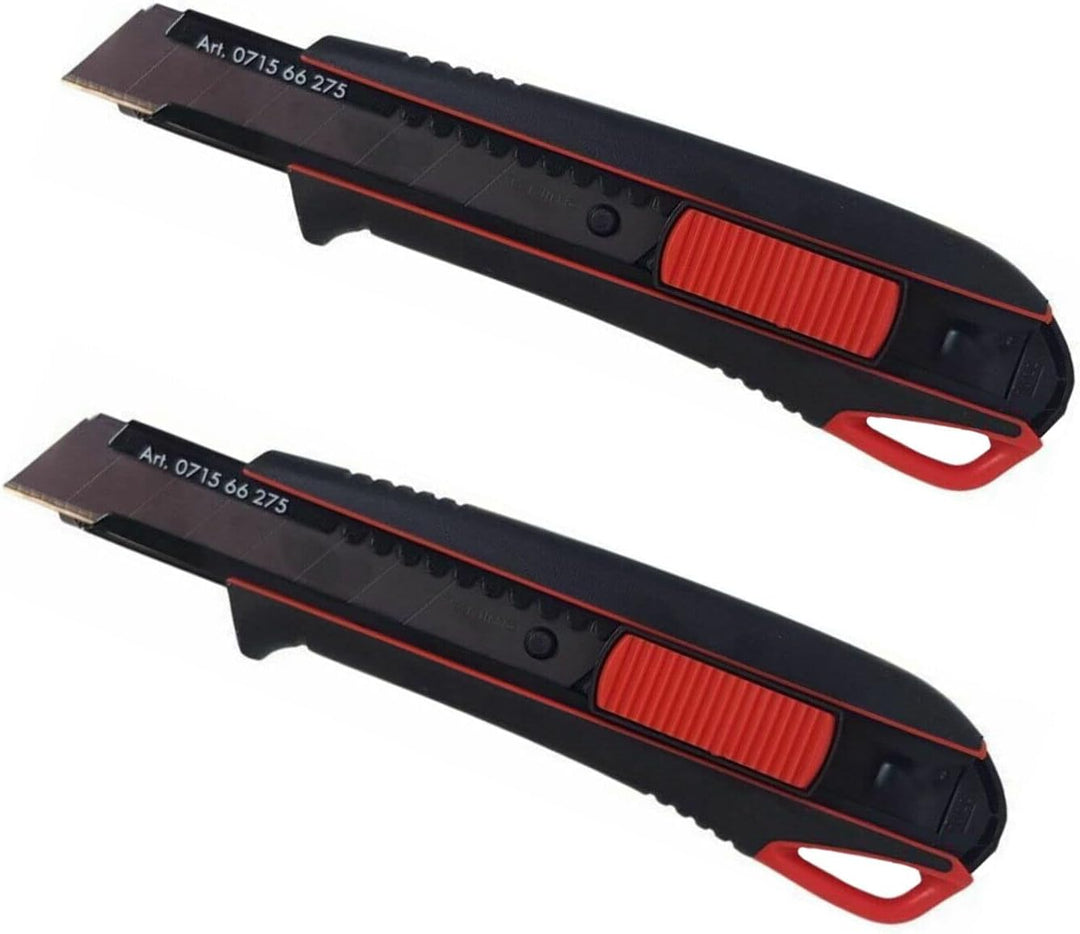 Würth Cuttermesser 2K Griff mit Schieber 18mm inkl. 3 Abbrechklingen, Art.-Nr. 071566 275 (2)