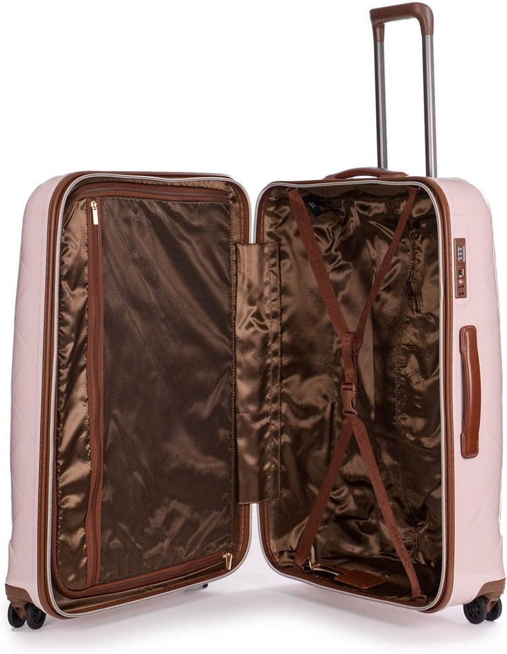 Stratic Leather and More - 4-Rollen-Trolley 76 cm L rose rose Einheitsgrösse, rose Einheitsgrösse