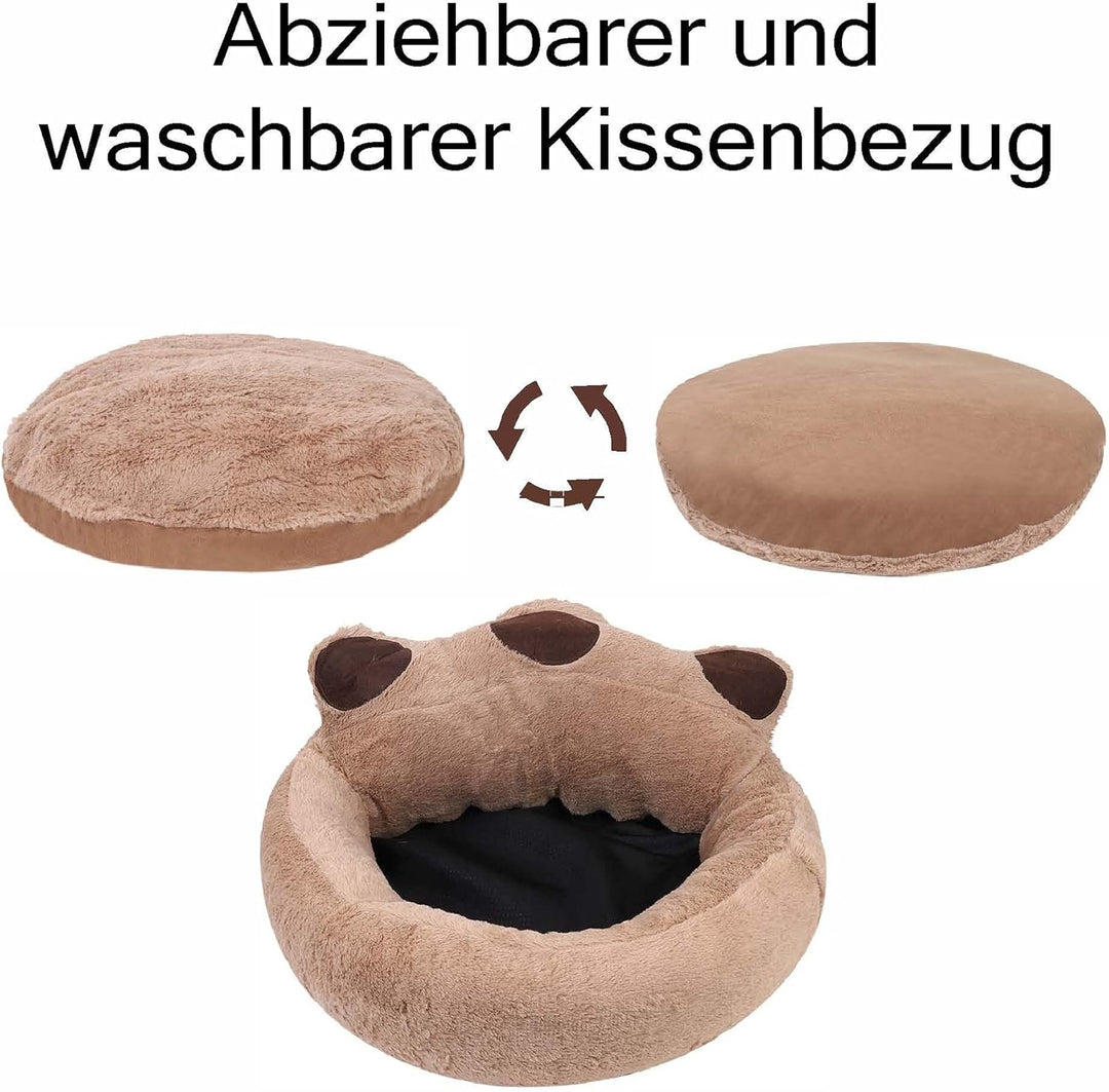 wuuhoo® Hundebett, Katzenbett Tapsy für Hunde und Katzen - weiches Haustierbett waschbar, Hundekörbc