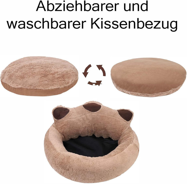wuuhoo® Hundebett, Katzenbett Tapsy für Hunde und Katzen - weiches Haustierbett waschbar, Hundekörbc