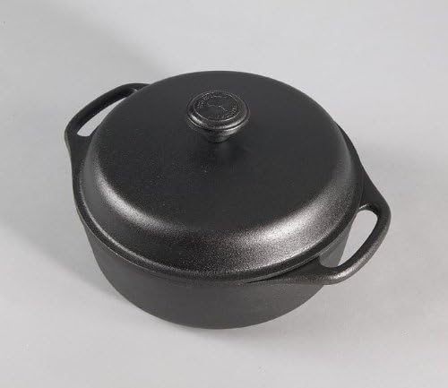 SKEPPSHULT Bräter, Gusseisen, Schwarz, 3 L