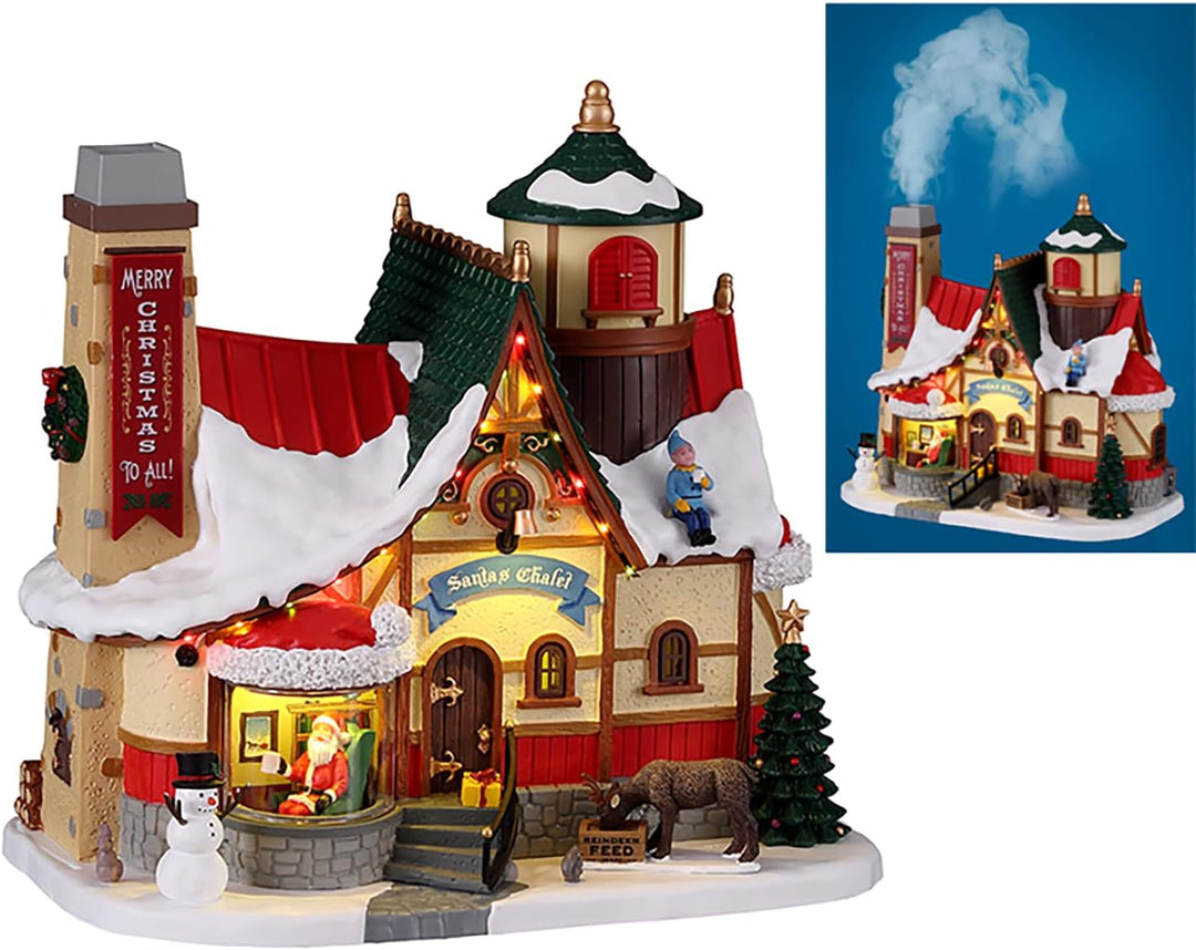 Lemax - Santa's Chalet, with 4.5v Adaptor