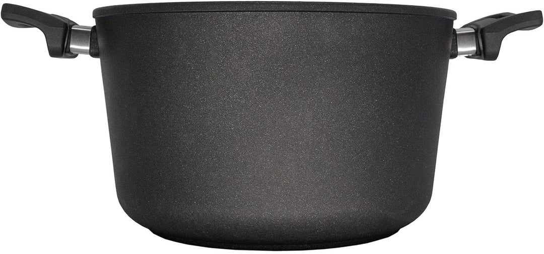 Eurolux Guss-Topf Set & Deckel Ø 28 cm - ca. 8,5 Liter - grosser hoher Universal-Koch-Topf Aluguss m