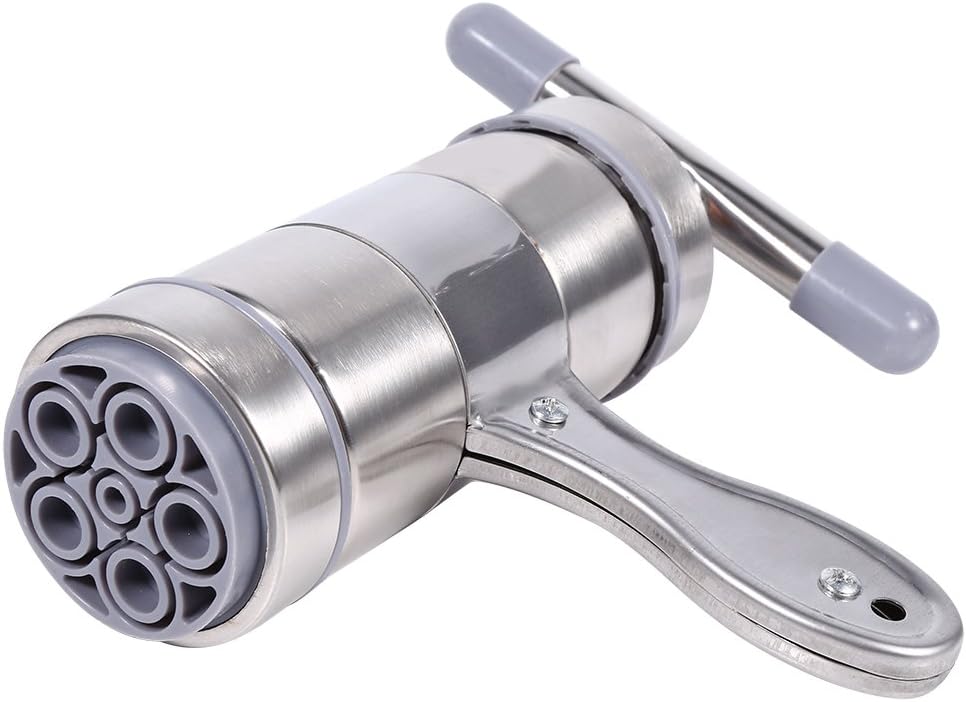 Nudel-Puttu-Maker, 20 X 19 X 7, 1 Stück, Tragbare, Handbetriebene Nudelmaschine aus Edelstahl, Nudel