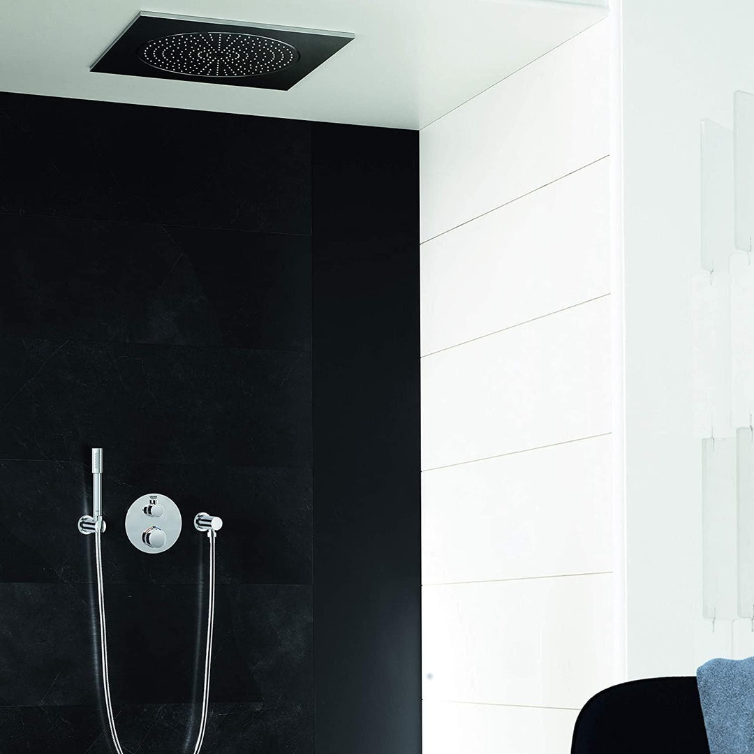 GROHE Grohtherm - Thermostat-Brausebatterie (mit integrierter 2-Wege-Umstellung, Sicherheitssperre b