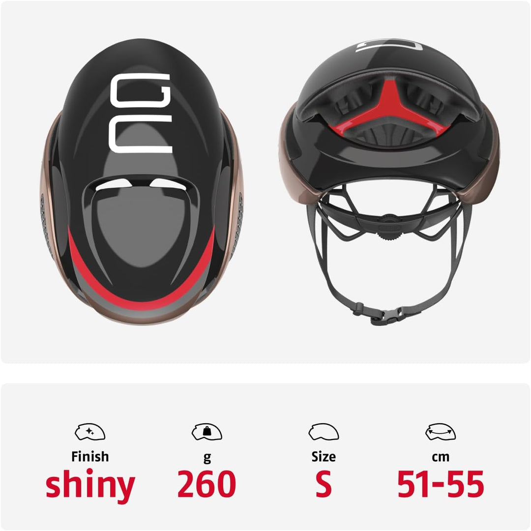 ABUS Rennradhelm GameChanger - Aerodynamischer Fahrradhelm mit optimalen Ventilationseigenschaften f