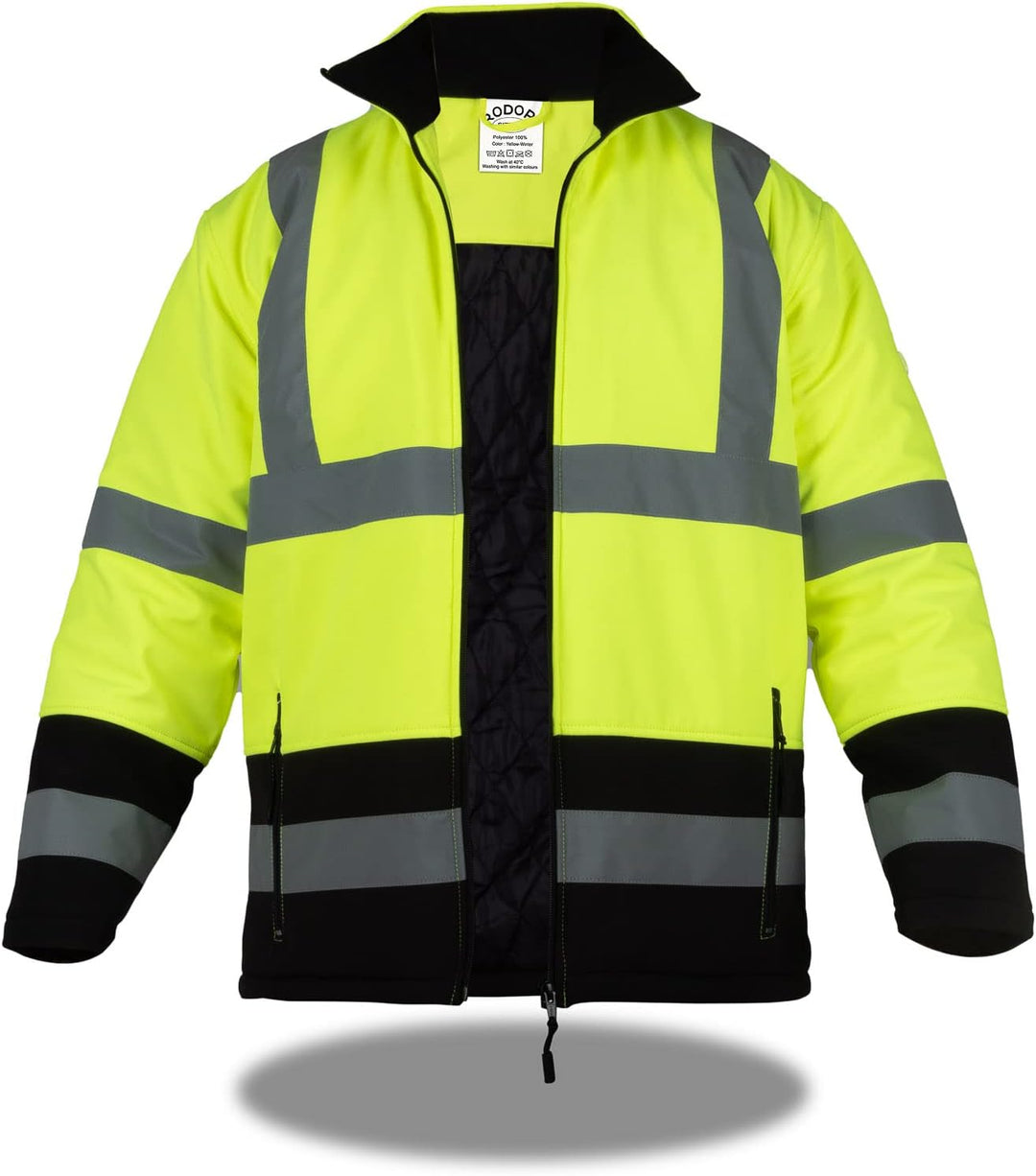 RODOPI FREEZ-Reflex Winter Arbeitsjacke Herren und Damen Gr.S-XXXL Reflektierende Jacke wasserdicht