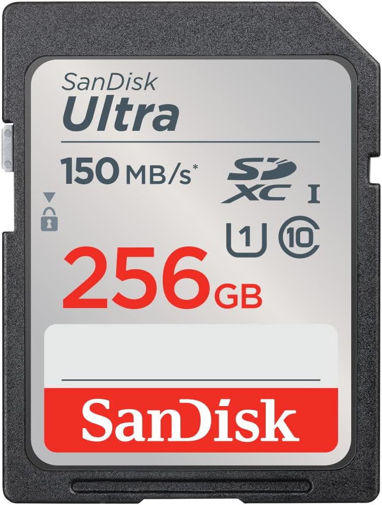 SanDisk Ultra SDXC UHS-I Speicherkarte 256 GB (Für Kompaktkameras der Einstiegs- und Mittelklasse, F