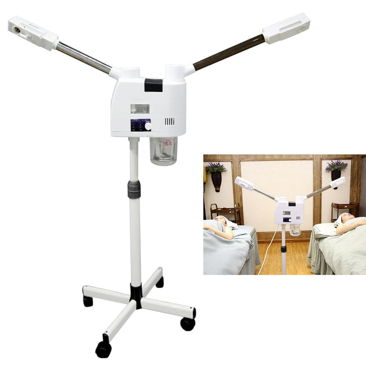 BJTDLLX Gesichtsdampfer Bedampfer Verdampfer Gesichtssauna Heiss Kalt Gesicht Dampfgerät 800 Watt Da