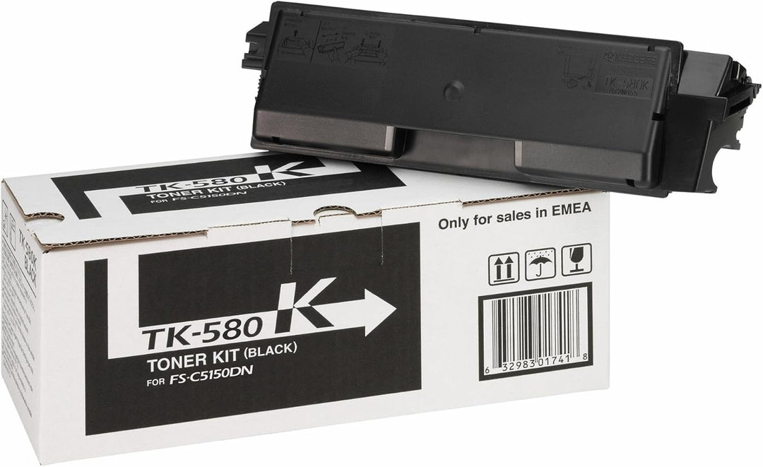 Kyocera 1T02KT0NL0 TK-580K Tonerkartusche 3.500 Seiten, schwarz