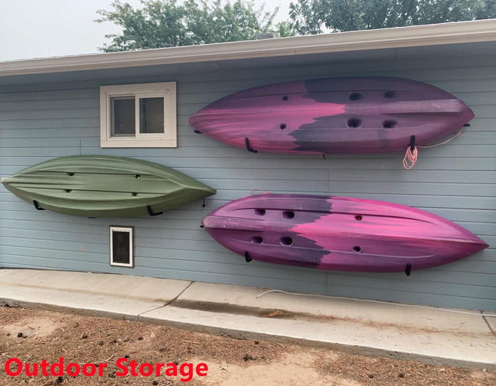 Robuste Kajak-Aufbewahrungsregale, 38,8 cm Wandhalterung, Garagenhaken für Kajak, Kanu, Surfbrett, P