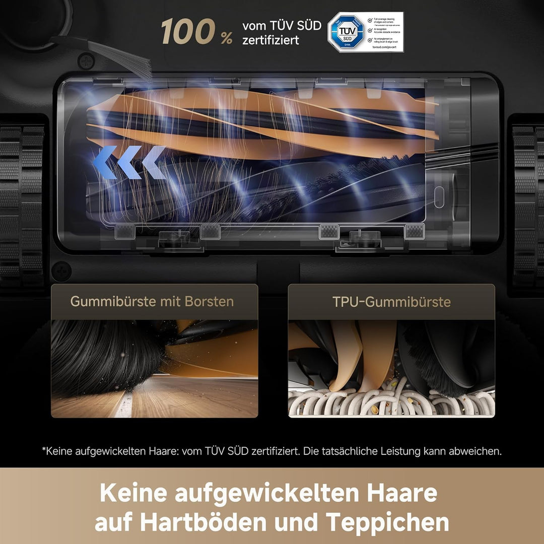 dreame L40s Pro Ultra Saugroboter, selbstreinigende Wischmopps, 19.000 Pa Saugkraft, 100% Detangling