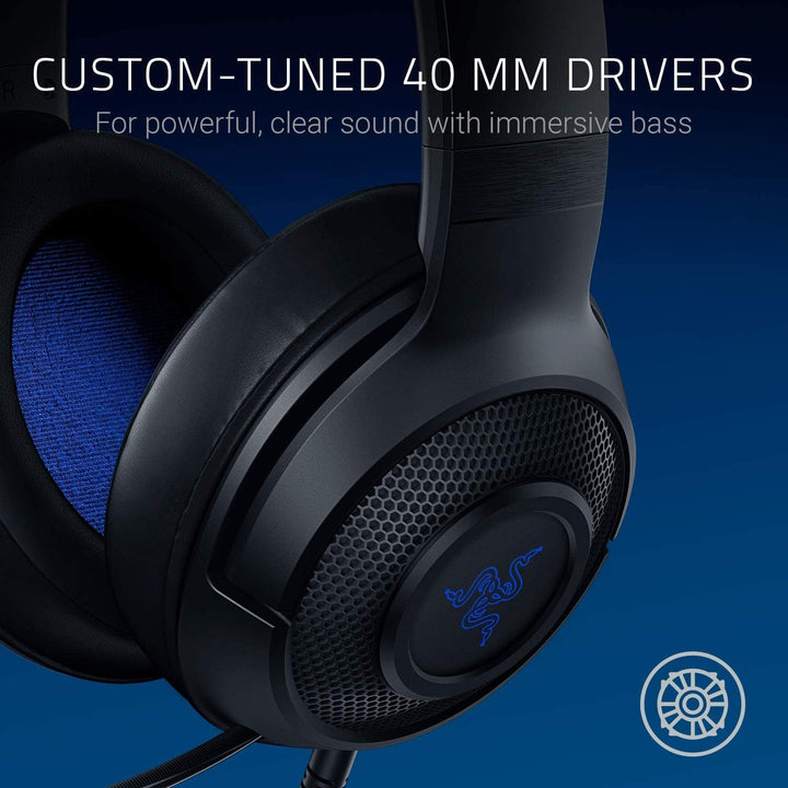 Razer Kraken X für Konsolen - Gaming Headset (Ultra leichte Gaming Headphones für PC, Mac, Xbox One,