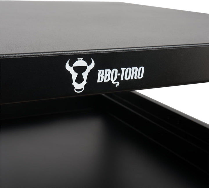 BBQ-Toro Grillwagen 80 x 65,5 x 86,5 cm | Schwarz | Grilltisch mit grosser Arbeitsfläche | Grill Bei
