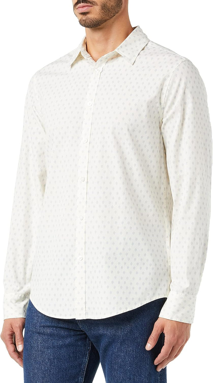 MUSTANG Herren Style Clemens Stroke AOP Klassisches Hemd S Aop_2 12396, S Aop_2 12396