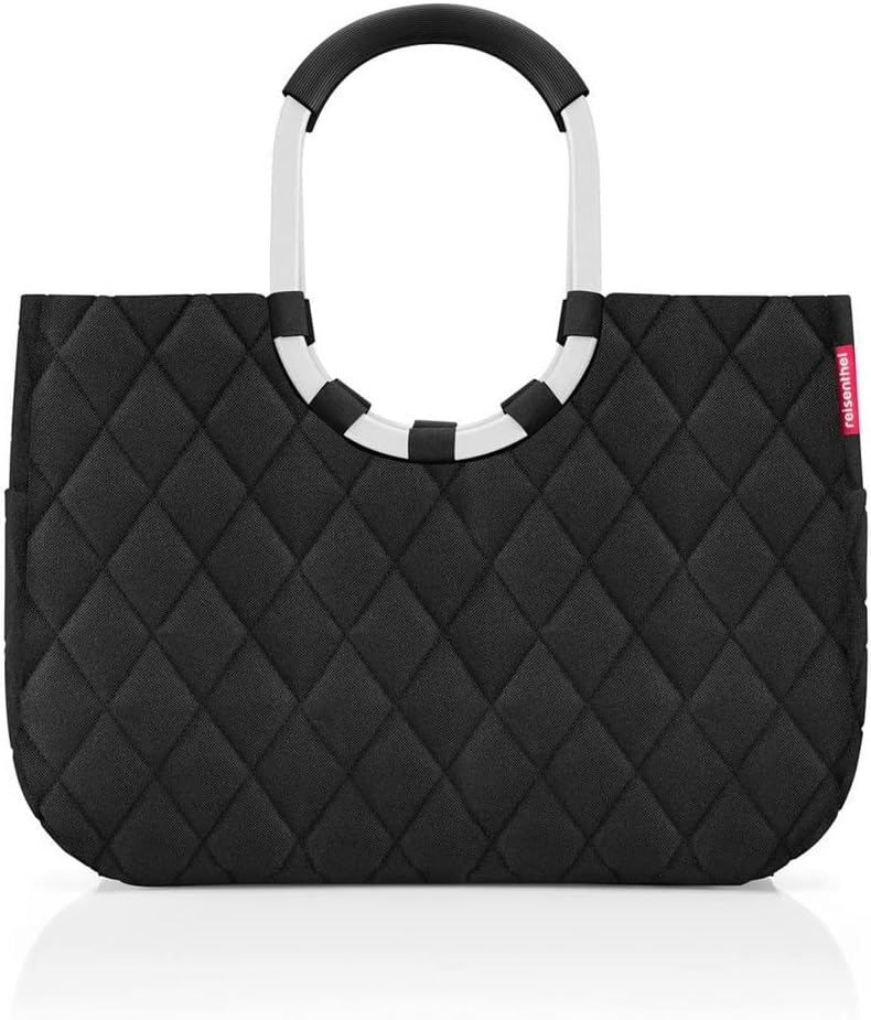 reisenthel loopshopper L – Stabile Tasche mit praktischen Fächern aus recycelten PET-Flaschen – Char
