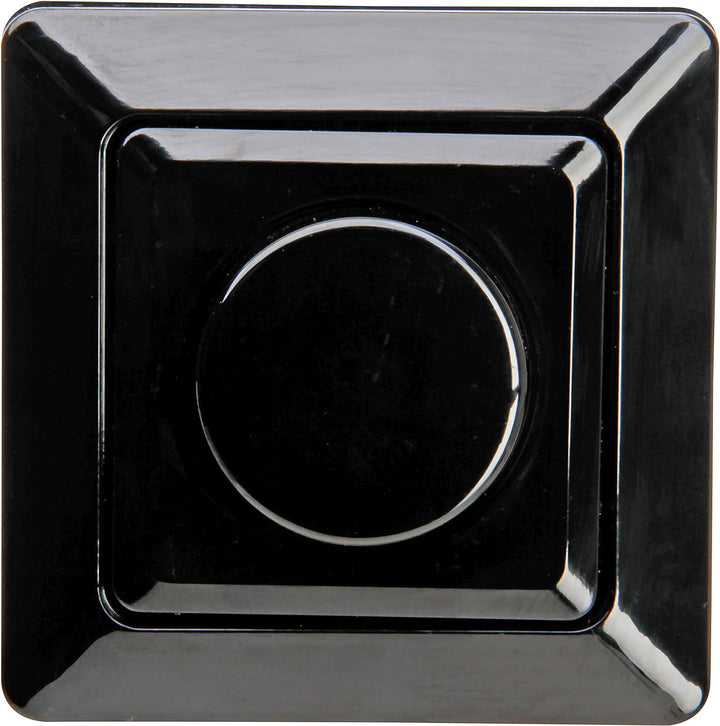 KOPP Aufputz-Programm Standard, schwarz, LED-Dimmer (Phasenanschnittsdimmer), 3-35 W, 820205009 Schw