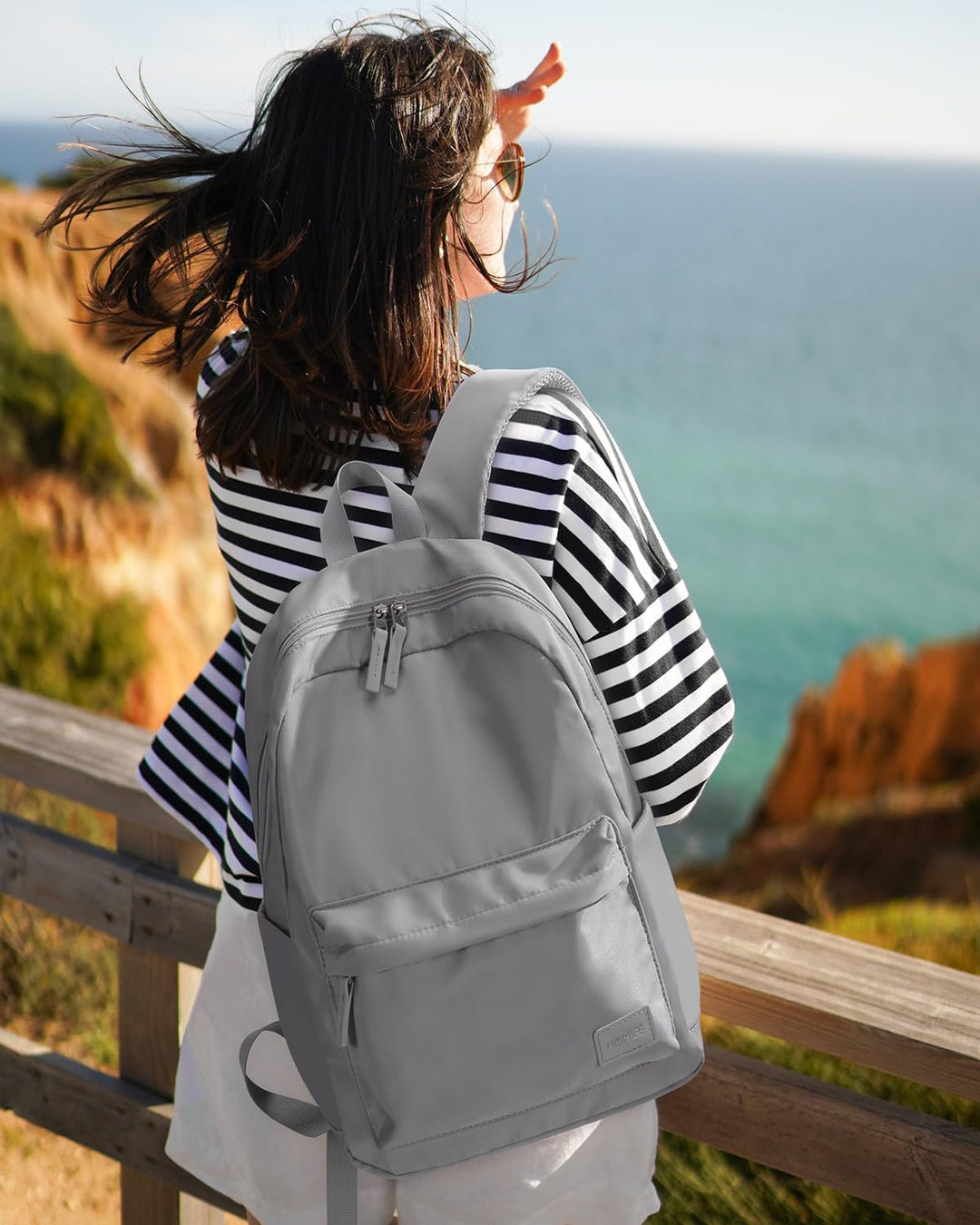 HOMIEE Laptop Rucksack 15,6 Zoll, Rucksack Damen Herren Laptoptasche Backpack Daypacks Rucksack Dame