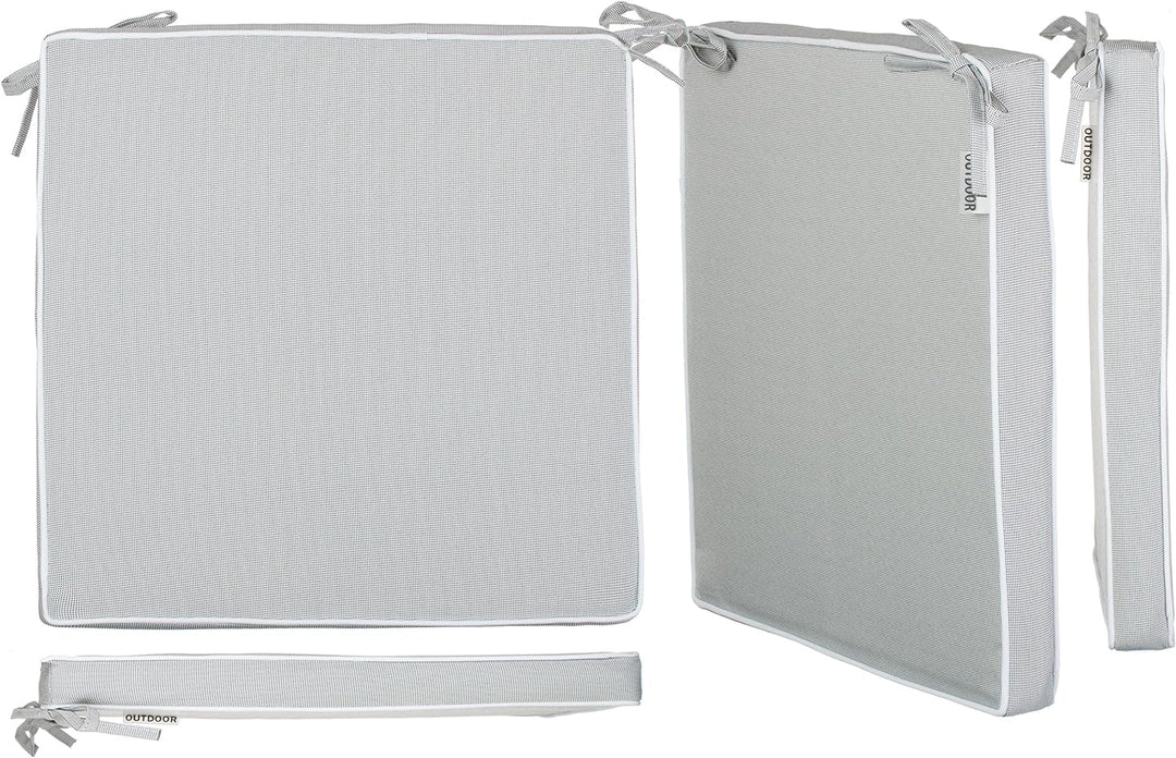 Brandsseller Outdoor Sitzkissen Kissen Dekokissen - Schmutz- und Wasserabweisend - 220 gr. Füllung -