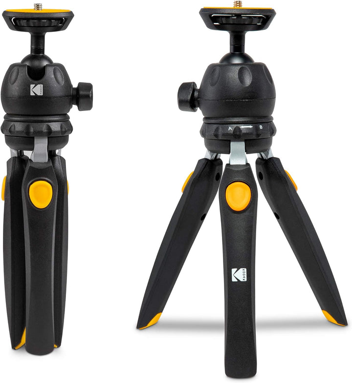 KODAK PhotoGear Mini-Stativ mit Fernbedienung, 360°-Kugelkopf, kompaktes 22,9 cm Tischstativ, 27,9 c