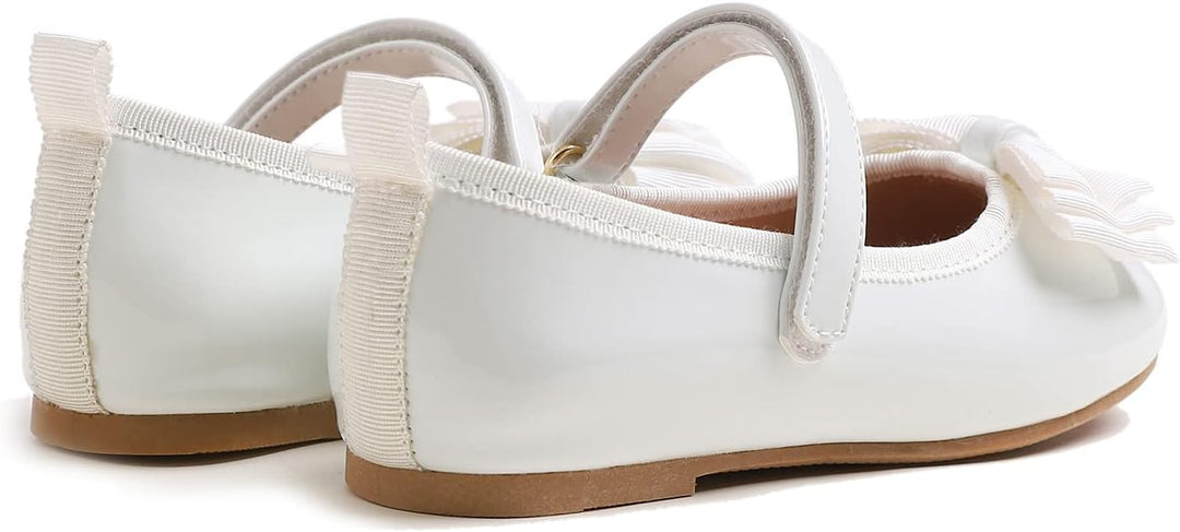 Feversole Bailarinas Niña de Vestir - Zapatos Cómodos para Ceremonias - Ballet Flats 29 EU Fliege We