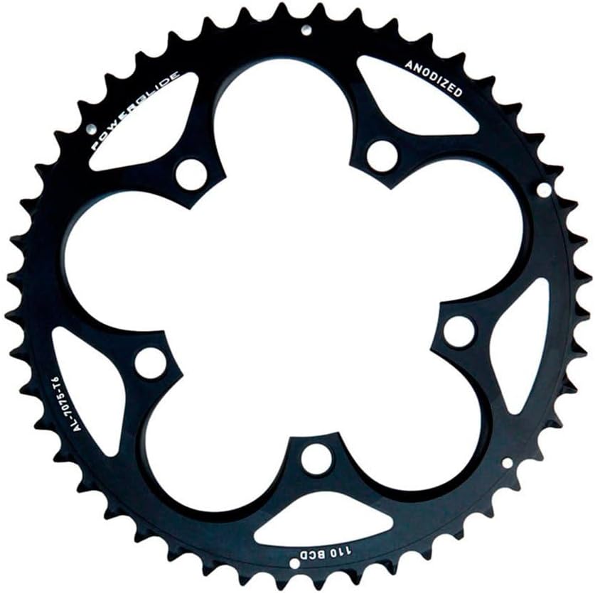Sram Road Kettenblatt Road 50T 5 Bolzen 110 mm BCD Aluminium (50-34) 4 mm, schwarz, 11.6215.197.060